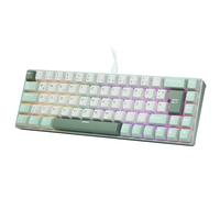 RK ROYAL KLUDGE C68 DE Hall - Tastiera meccanica da gioco, 65%, interruttore magnetico HE, cavo RGB hot-swap, funzione di accensione rapida regolabile, 8K, driver Pro Web Mac&Win, QWERTZ