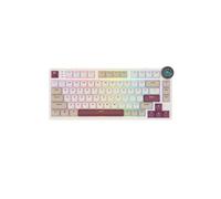 RK ROYAL KLUDGE N80 schermo di visualizzazione e pulsante della tastiera meccanica a profilo basso tastiera meccanica a 3 modalità interruttore rosso