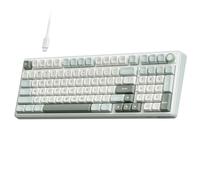 RK ROYAL KLUDGE R98 Pro Tastiera Meccanica Cablata, 96% US Layout Tastiera Gaming con numerico, RGB, manopola del volume, Gasket Structure, Tasti MDA PBT, Switch Tattili Pre-lubrificato Hot-Swappable