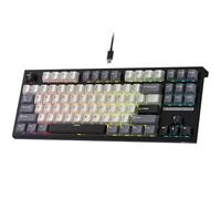 RK ROYAL KLUDGE Tastiera meccanica da gioco C87 ad effetto HE, tastiera RGB cablata con interruttore magnetico al 75%, hot swap, attivazione regolabile con trigger rapido, frequenza di polling 8K