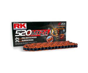 RK standard arancione 520 MXZ4/118 catena aperta con clip di chiusura