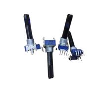 RK11 Potenziometro B10K Con Centro Posizionamento Lunghezza Albero Di 30mm 4 Gambe 1Pcs
