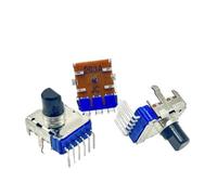 RK12L12 Audio Volume Regolazione Potenziometro 6-pin A20K Mixer Lunghezza Albero 8mm 1Pz