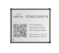 RK3506G2 128M Linux Core Board Computer a scheda singola ECK41 Tri-core A7 Dual Ethernet a bassa potenza GPIO abbondanti (ECK41-E1N2-N)