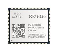RK3506G2 128M Linux Core Board Computer a scheda singola ECK41 Tri-core A7 Dual Ethernet a bassa potenza GPIO abbondanti (ECK41-E1-N)
