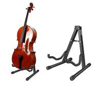 RKDMO Supporto regolabile A-Frame pieghevole per violoncello (nero)