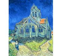 RKFLGEW 14CT Kit Punto Croce Prestampato 《Chiesa》 Kit Punto Croce Pittura A Olio Schemi Punto Croce Fai Da Te Kit Artigianato Set Da Ricamo Per Decorazioni Per La Casa 50x70cm