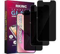 RKINC Vetro Temperato Privacy per iPhone 13 Mini 5.4-Inch, [3 Pezzi] Pellicola Protettiva salvaschermo, Angolo di privacy migliorato, Durezza 9H