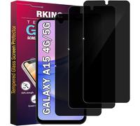 RKINC Vetro Temperato Privacy per Samsung Galaxy A15 5G 4G, [3 Pezzi] Pellicola Protettiva salvaschermo, Angolo di privacy migliorato, Durezza 9H
