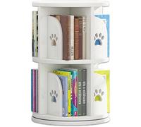 RKJDMSWJ Bookshelf,360° Rotating Bookshelf, for &Adults Organizer 2-5 Layer Floor Standing Bookcase, Storage Rack,