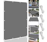 RKJDMSWJ Telo Parasole 60 x 460 cm Impermeabile Protezione UV Schermo Balcone per carport Cuccia Grigio Chiaro