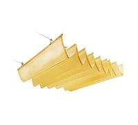 RKJDMSWJ Tenda da Sole a Vela per Esterni con Kit di Montaggio, Protezione UV al 98%, Copertura per Tenda da Sole a Onde per Patio, Cortile, Giardino, Feste, Beige, 1,7 x 4 m, Tessuto per Tenda da so