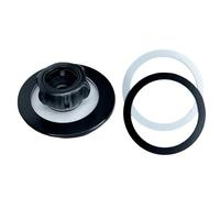 RKJRTK Base a sgancio rapido, 17 mm, supporto auto compatibile per telefoni da 4 a 7 pollici, installazione sicura dello sfiato del cruscotto, sfera magnetica