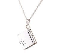 RKJRTK Collana con ciondolo a forma cuore inciso | Gioielli con clavicola in acciaio inossidabile per regali romantici a, collane con biglietti d ' amore,