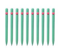 RKJRTK Penna a a cuore d ' amore con penna, Candy Mint Green | Penna a in plastica, penna da scrittura liscia per insegnanti studenti, cancelleria con inchiostri neri