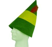RKJRTK Self di Natale peloso con piuma per feste festive Givingkindness Cone Capodanno cosplay accessori cappelli di Natale divertenti