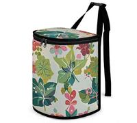 RKJVB Pattumiera per auto da uomo a prova di fuoriuscite Sacchetto della spazzatura per auto foglia di edera cestino per rifiuti da appendere per donne tasche per auto camion minivan SUV