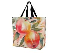 Rkklvbns Borsa a tracolla da donna colorata con design ad acquerello, borsa per la spesa portatile, leggera e resistente, per lavoro, viaggi, casual