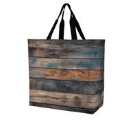 Rkklvbns Borsa a tracolla da donna con texture marrone, borsa per la spesa, portatile, leggera, resistente, per lavoro, viaggi, borsa casual