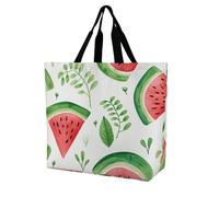 Rkklvbns Borsa tote da donna con motivo anguria, borsa a tracolla per generi alimentari, borsa portatile leggera e resistente, per lavoro, viaggi, borsa casual