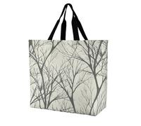 Rkklvbns Borsa tote da donna con rami di albero, borsa a tracolla per generi alimentari, borsa portatile leggera e resistente, per lavoro, viaggi, borsa casual