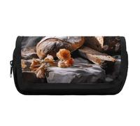 Rkklvbns Bread in Bakery - Astuccio per matite doppio, grande capacità, resistente, con cerniera, multi-slot, elegante scatola portaoggetti da ufficio