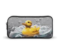 Rkklvbns Bubble Duck - Grande astuccio portatile con cerniera, organizer per cancelleria, semplice da riporre, per ufficio, università, uso adulto