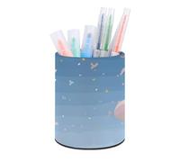 Rkklvbns Cartoni animati Giraffa portapenne rotondo da scrivania elegante decorazione da scrivania per ufficio porta pennelli da trucco scatola portaoggetti multifunzionale per ufficio forniture