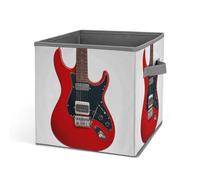 Rkklvbns Cestini magici per chitarra elettrica, cestino portaoggetti pieghevole con manici, grande organizer per vestiti in tessuto per organizzare libri, coperte, giocattoli