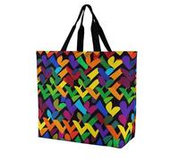 Rkklvbns Gay Pride Rainbow - Borsa a tracolla da donna, borsa per la spesa, portatile, leggera, resistente, per lavoro, viaggi, stile casual