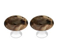 Rkklvbns Golden Retriever - Confezione da 2 pomelli moderni per cassetti e cassettiere, rotondi, per cucina, camera da letto, cassetti del bagno