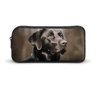 Rkklvbns Labrador Retriever - Astuccio portamatite portatile, con cerniera, organizer per cancelleria, semplice da riporre, per ufficio, università, uso adulto