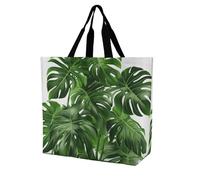 Rkklvbns Monstera Deliciosa Banana Palm - Borsa a tracolla da donna, portatile, leggera, resistente, per lavoro, viaggi, stile casual