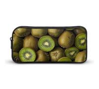 Rkklvbns Pile of Kiwi - Astuccio portamatite portatile con cerniera, organizer per cancelleria, semplice da riporre, per ufficio, università, uso adulto