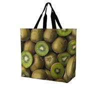 Rkklvbns Pile of Kiwis - Borsa a tracolla da donna, borsa per la spesa, portatile, leggera, resistente, per lavoro, viaggi, stile casual