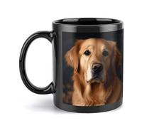 Rkklvbns Tazza da caffè grande con manico Golden Retriever da 325 ml, in ceramica, regalo per donne, mamma, amici, regalo di compleanno per colleghi