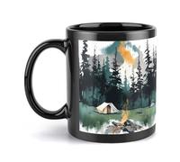 Rkklvbns Wilderness Nature - Tazza da caffè grande con manico, 325 ml, in ceramica, regalo per donne, mamma, amici, regalo di compleanno per colleghi