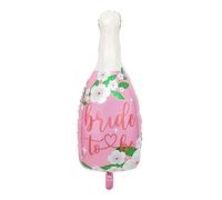 RKMYTR Palloncini a forma di bottiglia di champagne con design floreale, confezione da 2 palloncini per addio al nubilato, decorazioni per addio al nubilato, accessori per addio al nubilato e addio al
