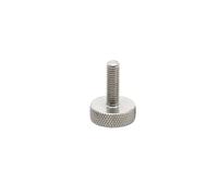RKODRSMG 1/2 pz M3 M4 M5 M6 M8 M10 GB835 DIN653 304 in Acciaio Inox Zigrinato Testa Piatta Serrare A Mano Viti a Pollice Facciata Continua Vetro Bulloni a Testa zigrinata(20mm,M10 2pc)