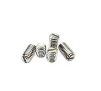 RKODRSMG 10 pz M1.2 M1.4 M1.6 M2 M2.5 Lunghezza 2-12mm GB73 304 Acciaio Inossidabile Testa Intagliata Punta Piatta estremità Senza Testa Grub Bolt Vite di Fissaggio(3mm,10pcs M1.6)