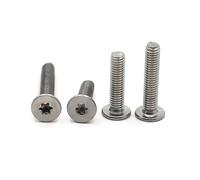 RKODRSMG 5-50 Pezzi M1.6 M2 M2.5 M3 M4 M5 M6 M8 Acciaio Inossidabile 304 CM Torx a Sei lobi Vite a Testa Piatta Ultra Sottile Super Bassa Wafer(3mm,M1.6 50pcs)