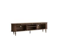 RKVXCJHDR Mobile TV 200cm Tavolo da Appoggio Rustico in Legno Massello Retrò, Mobile da Soggiorno con Deposito per Casa, Centro Intrattenimento per Alberghi & Agriturismi Console TV Per Soggiorno