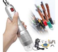 RKXKJ Avvolgicavo Portatile, Avvolgicavo Automatico Portatile, con Interruttore a Pedale E Bilanciatore a Molla, velocità Regolabile, Funzione avanti/Indietro, per Fili Singoli, Doppi E Tripli
