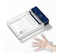 RKXKJ Distributore Automatico di Guanti, Portatile, con Sterilizzazione UV, a Parete, Facile da Manutenere, Ricaricabile, Guanti Monouso in 3 Secondi, con 100 Guanti Monouso Inclusi.