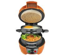 RKXKJ Piastra Elettrica per Sandwich, Piastra per Muffin E Hamburger, con Anello Cuoci-Uova, Piastre di Cottura Antiaderenti, Perfetta per Hamburger, Snack E Colazioni Veloci