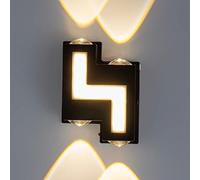 RKYRRKI Lampada da parete moderna Illuminazione multi-testa Luce esterna Creativa Durevole Alluminio Rondella Lampada IP65 Impermeabile LED Antiruggine Decor Sconce per Corridoio Scale Portico 3