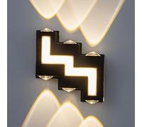 RKYRRKI Lampada da parete moderna Illuminazione multi-testa Luce esterna Creativa Durevole Alluminio Rondella Lampada IP65 Impermeabile LED Antiruggine Decor Sconce per Corridoio Scale Portico 3