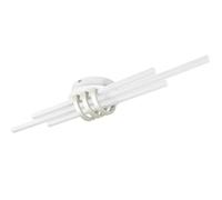 RL LIVE YOUR LIGHT Plafoniera a LED, dimmerabile, con interruttore, bianco, piatto, grande, larghezza 81 cm