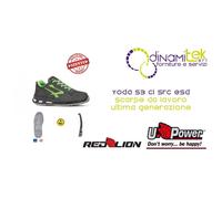 U-Power Red Lion Yoda, Scarpe Antinfortunistiche Unisex, Scarpe da Ginnastica in Pelle Leggere, Flessibili, Antiperforazione, con Suola Infinergy, con Puntale in Alluminio (48)