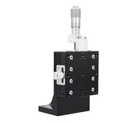 RLCJBMSUG Tavolo Scorrevole con ASSE Z da 40 * 40 mm, Piattaforma di Regolazione fine con Sollevamento Verticale Manuale, Guida a rulli Incrociati, tavola lineare Scorrevole